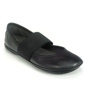 Camper Right Nina black leather Mary Jane Ballet flats SZ EU 37